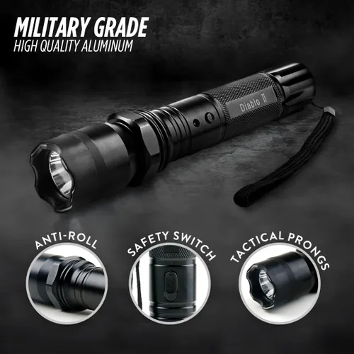 Vista 6 de Guard Dog Security Diablo 2 - Pistola eléctrica táctica para defensa personal con linterna LED para hombres, mujeres, potencia de fuerza policial