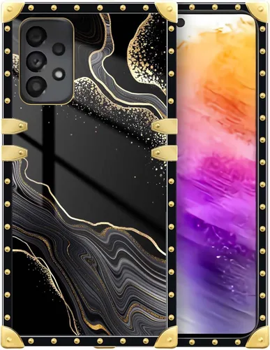 Vista 27 de Funda compatible con Samsung Galaxy A03S 4G, TPU suave de lujo y parte trasera de policarbonato duro para niñas y mujeres, funda protectora a prueba