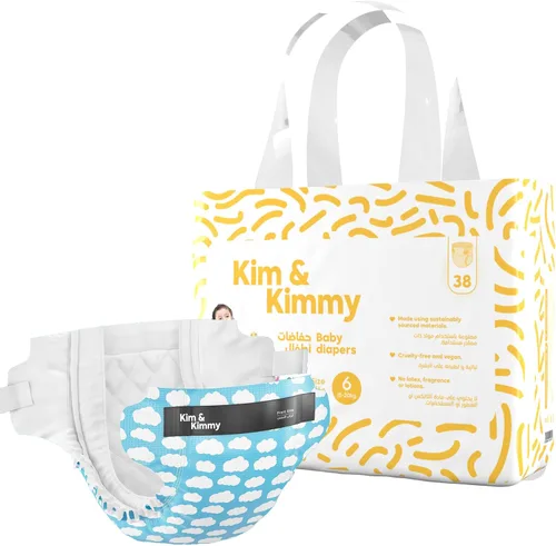 Vista 29 de Kim & Kimmy Pañales ecológicos, talla 2, 9-18 libras, 72 pañales – Protección contra fugas de 12 horas, sin erupciones, hipoalergénicos, ultrasuaves