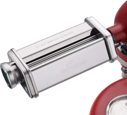 Vista 9 de Accesorio para hacer pasta para batidora de pie KitchenAid, accesorio para máquina de pasta KitchenAid con placa metálica desmontable, incluye