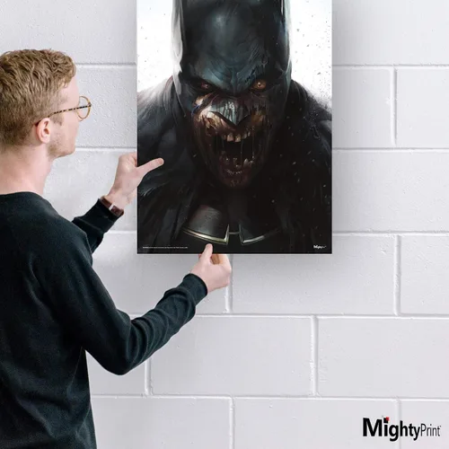 Vista 5 de MIGHTYPRINT DC Comics – Batman – DCeased – Zombie Attack – Arte de pared duradero de 17 x 24 pulgadas – No hecho de papel – Coleccionable