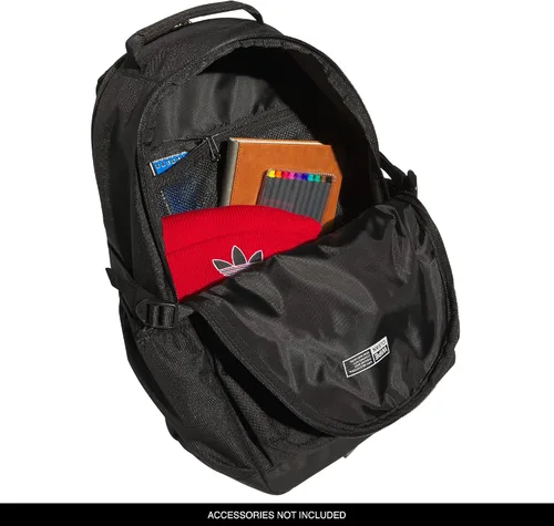 Vista 2 de adidas Originals Mochila Trefoil Patch, Negro -, Mochila Trefoil Patch