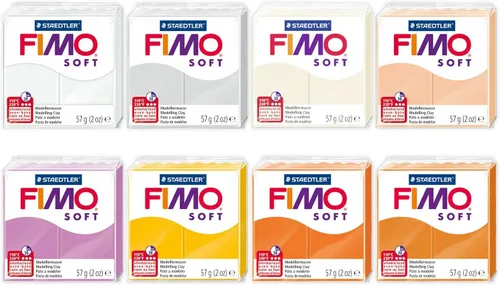 Vista 14 de FIMO Soft & Effect - Arcilla polimérica para modelar horno - 2.01 oz - Juego de 8 - The Anemone Collection
