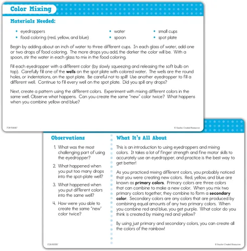 Vista 3 de Teacher Created Resources Up-Close Science: Conjunto de actividades de cuentagotas y placas puntuales (TCR20367)