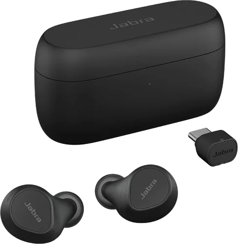 Vista 10 de Jabra Evolve2 - Auriculares inalámbricos con Bluetooth con cancelación activa de ruido y tecnología de voz multisensor, certificados para funcionar