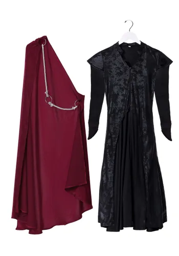Vista 2 de Vestido de Guerrera del dragón para mujer Multicolor
