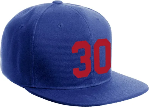 Vista 104 de Número de equipo modificado para requisitos particulares del jugador del color del sombrero del Snapback de la visera plana clásica de la visera