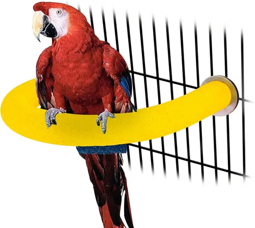 Vista 19 de Rypet Percha para Loros de Superficie Rugosa - Perchas de Arena de Cuarzo para Jaula de Pájaros para Pequeños Periquitos, Cacatúas, Conures