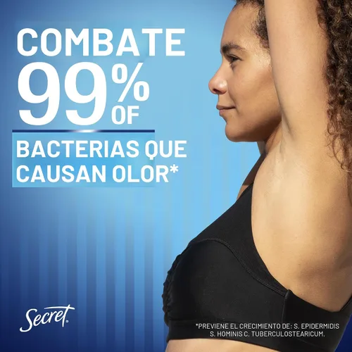 Vista 10 de Secret - Desodorante antitranspirante en aerosol, polvo de protección