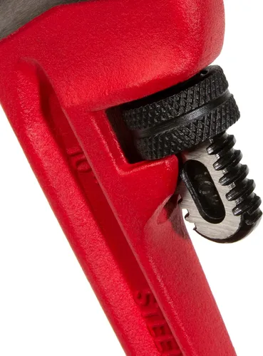 Vista 3 de Steelman 60883 Llave de tubo de mango recto de hierro fundido resistente de 10 pulgadas