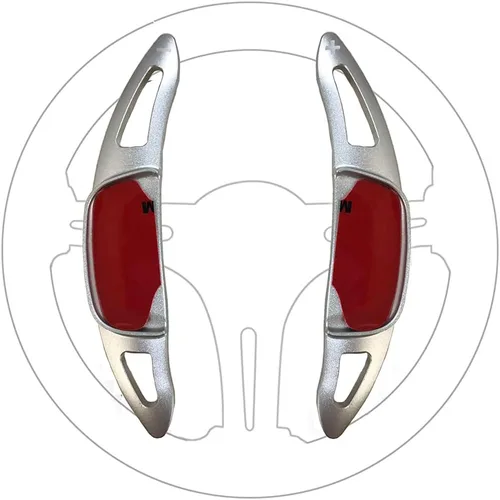 Vista 7 de Great-luck Extensiones de aluminio para palanca de cambios de volante de 2 piezas (negro) para Mazda CX-30 (2019 2020 2021) Mazda 3 Hatchback