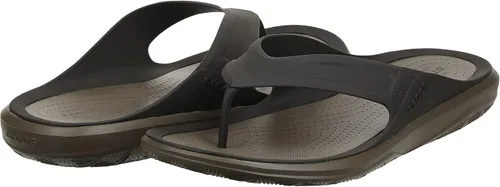 Vista 7 de Crocs Swiftwater Wave Flip Flops zapatos de hombre para la hora del baño.