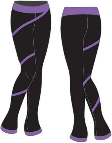 Vista 3 de ChloeNoel P06 - Pantalones de patinaje artístico en espiral