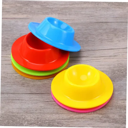 Vista 4 de TIDTALEO 6 uds. Tazas de huevo de silicona para huevos escalfados, mini cocina de huevos, utensilios de cocina de silicona para huevos, mini huevos