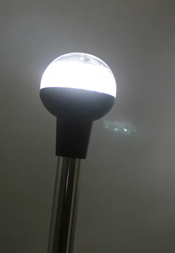 Vista 7 de Pactrade Marine SS 25 pulgadas LED RV ajustable plegable todo redondo 360 grados poste de popa luz de anclaje luz de anclaje para pontón, barco
