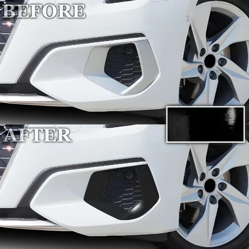 Vista 3 de BOGAR TECH DESIGNS Kit de revestimiento de vinilo precortado para Audi A3 2022-2024, acabado opaco negro brillante