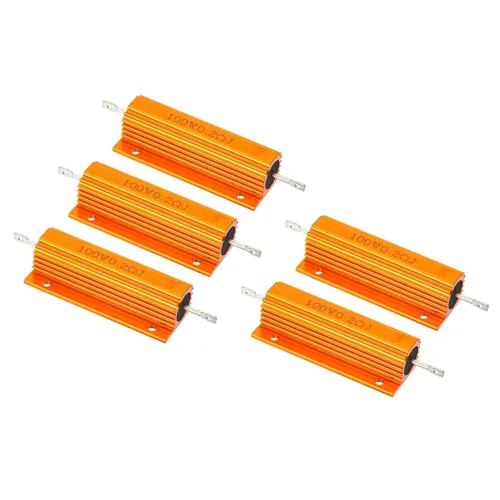 Vista 18 de PATIKIL Resistencia de carcasa de aluminio de 100 W 0.01 ohmios, paquete de 5 resistencias de carcasa de aluminio con carcasa de alambre enrollado