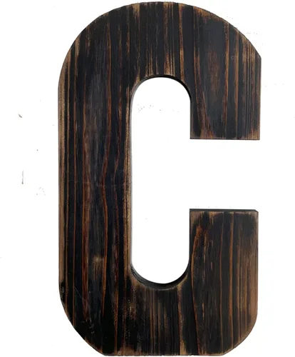 Vista 21 de Arte de pared con letras grandes para sala de estar, baño, dormitorio y decoración del hogar, letras rústicas de casa de campo para apellidos
