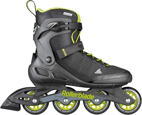Vista 2 de Rollerblade Zetrablade Elite - Patines en línea de hombre para adulto, color negro y lima, patines en línea de alto desempeño