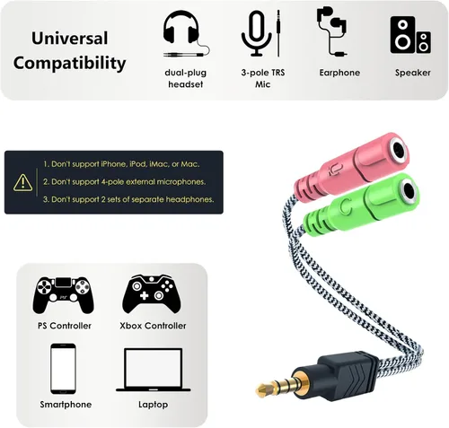 Vista 4 de MillSO adaptador jack de 3.5 mm