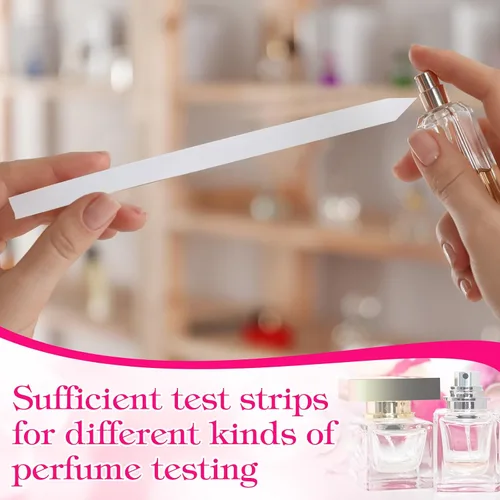 Vista 5 de Konohan - 1000 tiras de prueba de perfume, estrechas, color blanco Disposable Paper for Essential Oils Aroma Testing, Perfume Tester Blotters