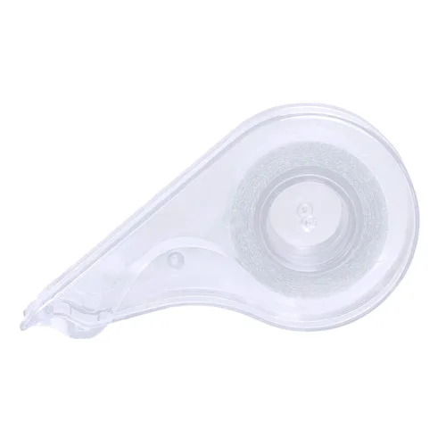Vista 6 de Cinta corporal de doble cara para ropa a piel, cinta de vestir con dispensador de 16.4 pies, transparente