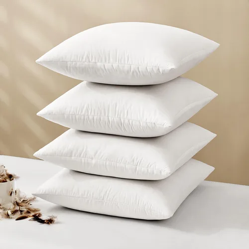 Vista 12 de MIULEE - Relleno de almohada de plumas 12x20, cojín decorativo de plumón para sofá, cama, sofá, cama, relleno de almohada esponjoso de tela