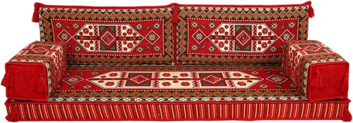 Vista 48 de arabicsofa Cojines Majlis de piso tradicionales: asientos modulares Diwan seccionales