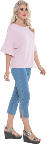Vista 4 de Sidney Denim Capri en el famoso Sasha Fit