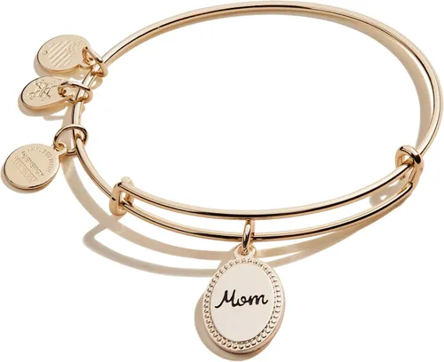 Vista 5 de Alex and Ani Mom Bangles Dorado
