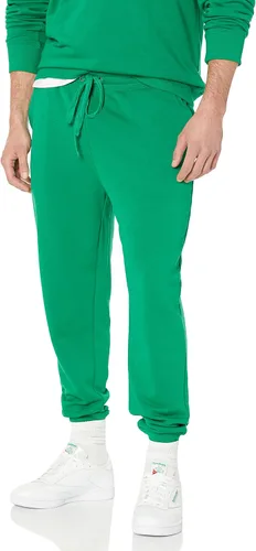 Vista 5 de Tienda Essentials Pantalones deportivos para hombre, ajuste relajado casual, tejido de rizo francés ligero (disponible en tallas grandes y altas)