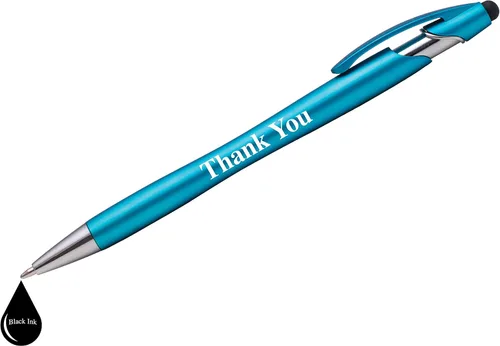 Vista 3 de Lápiz óptico de regalo "Thank You" para todos los dispositivos de pantalla táctil, bolígrafo combinado 2 en 1 para eventos, fiestas, apreciación