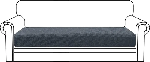 Vista 55 de ZNSAYOTX Fundas Elásticas Individuales para Cojines de Sofá Silla Cojín Fundas de Asiento de Sofá Fundas Protectoras Suaves de Reemplazo