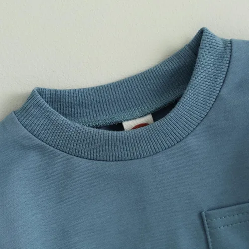 Vista 5 de ZAXARRA Conjunto de 2 piezas de sudadera de manga larga con cuello redondo y pantalones largos para bebé niño