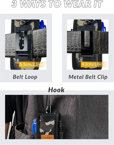 Vista 5 de Funda multiherramienta, funda multiherramienta para cinturón, funda multiherramienta, soporte para cinturón de bolsillo, bolsa de herramientas