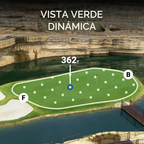 Vista 5 de Blue Tees Golf Ringer - GPS de golf magnético portátil, pantalla táctil, telémetro de distancia de golf resistente al agua, más de 40,000 campos