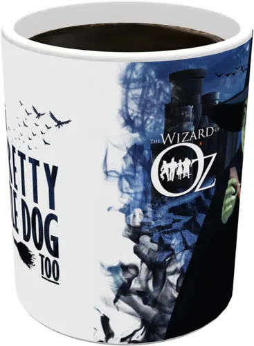 Vista 2 de Morphing Mugs Taza de cerámica Wizard of Oz (Wicked Witch), color negro