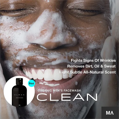Vista 5 de MINAMUL Lavado facial para hombre – Exfoliante orgánico espumoso Limpiador facial profundo diario para el acné Seguro para tipos de piel grasa