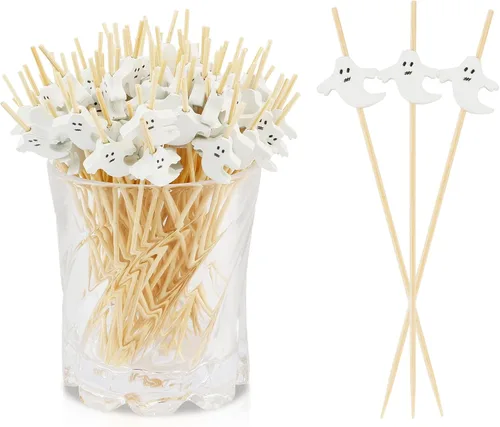 Vista 16 de 100 piezas de palillos de cóctel para bebidas, decoraciones de San Valentín, palillos de dientes elegantes para aperitivos, palillos de dientes