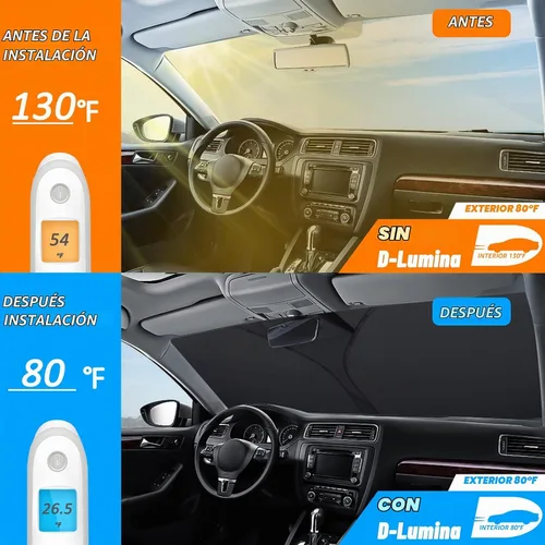 Vista 3 de D-Lumina - Parasol plegable para parabrisas para Chevy Silverado 1500 de 1999-2006, accesorios para camioneta de cabina extendida, parasol