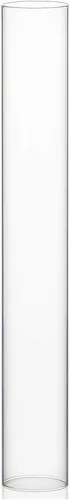 Vista 22 de WGVI Funda para portavelas Hurricane, ancho de 2 pulgadas, altura de 12 pulgadas, portavelas cilíndrico de vidrio transparente, tubo de chimenea