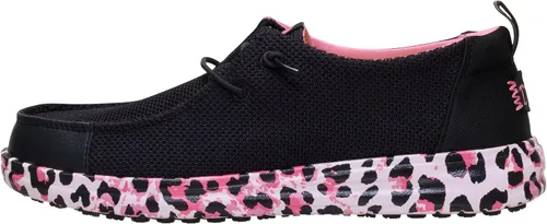 Vista 9 de HEYDUDE Mocasines Wendy Work CE Slip On para mujer Calzado de trabajo Negro