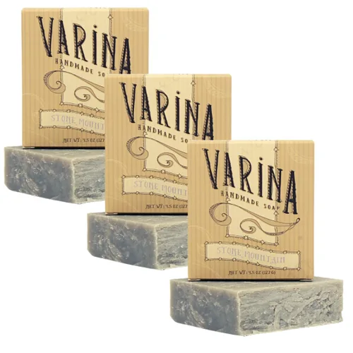 Vista 14 de Varina Jabón en barra de algodón natural limpio, limpieza suave para pieles sensibles, fresco, paquete de 3, experimenta una piel sana y brillante