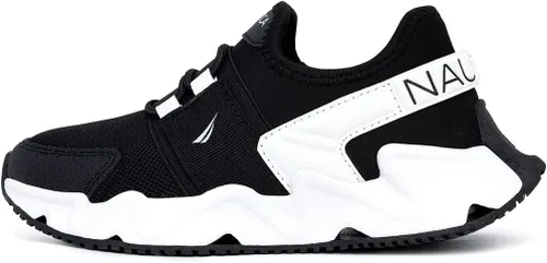 Vista 2 de Nautica - Zapatillas para correr para niños Zapatos cómodos para niños y niñas Tallas para niños grandes y pequeños - (Con cordonesElástico)