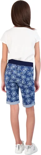 Vista 6 de WallFlower Pantalones cortos de mezclilla para niñas Pantalones cortos de mezclilla de punto para niñas, pantalones cortos elásticos para niños