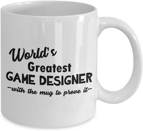 Vista 2 de Regalos para diseñador de videojuegos – Los más grandes con la taza para probarlo – taza de café taza de té divertida bonita idea de regalo