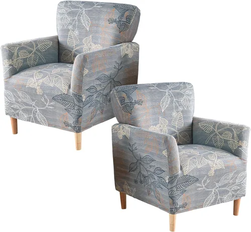 Vista 68 de Fundas de jacquard para sillón de banquete, fundas suaves para sillón de 1 pieza, fundas elásticas para silla de sala de estar, antideslizantes