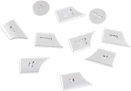 Vista 8 de YIWANG - Juego de 10 botones para consola de coche, multimedia, para Land Rover Range Rover Sport, Discovery 4 LR4 2010 2011