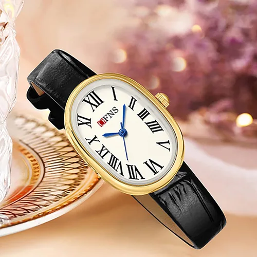Vista 3 de BESTKANG Relojes Exquisitos para Mujer, Reloj de Lectura Fácil, Reloj de Moda Ovalado Ultradelgado Impermeable para Dama