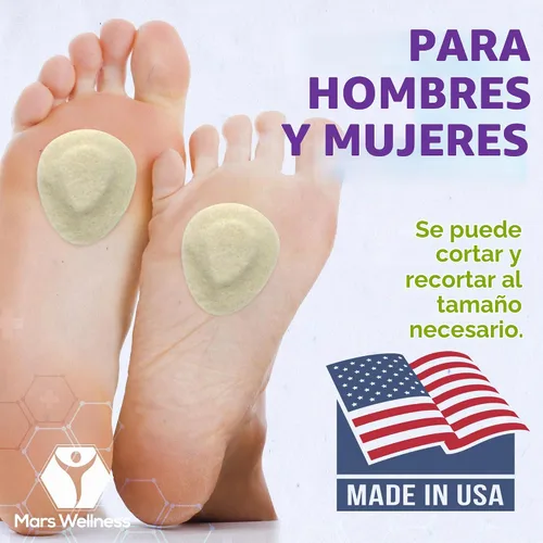 Vista 6 de Comfort - Almohadillas de fieltro metatarsiano para el neuroma para pies, 4 pares